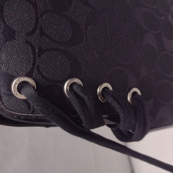 Coach Tristee tall rain boots with lace up back - Picture 4 of 5